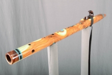 Russian Olive Native American Flute, Hitzaz, Mid A-4, #L21G (5)